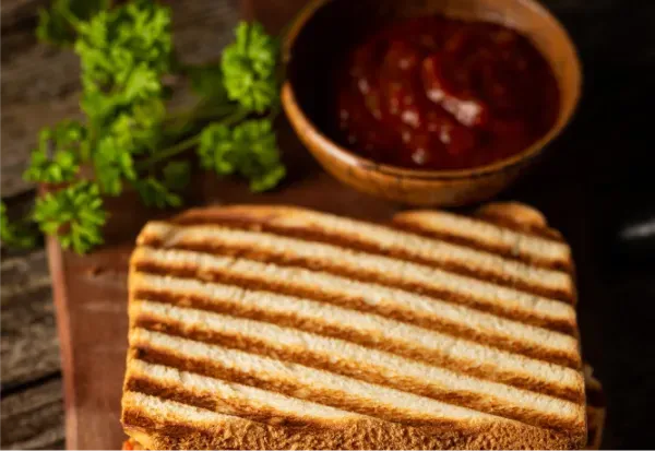 Cheese Chutney Grilled Sandwich